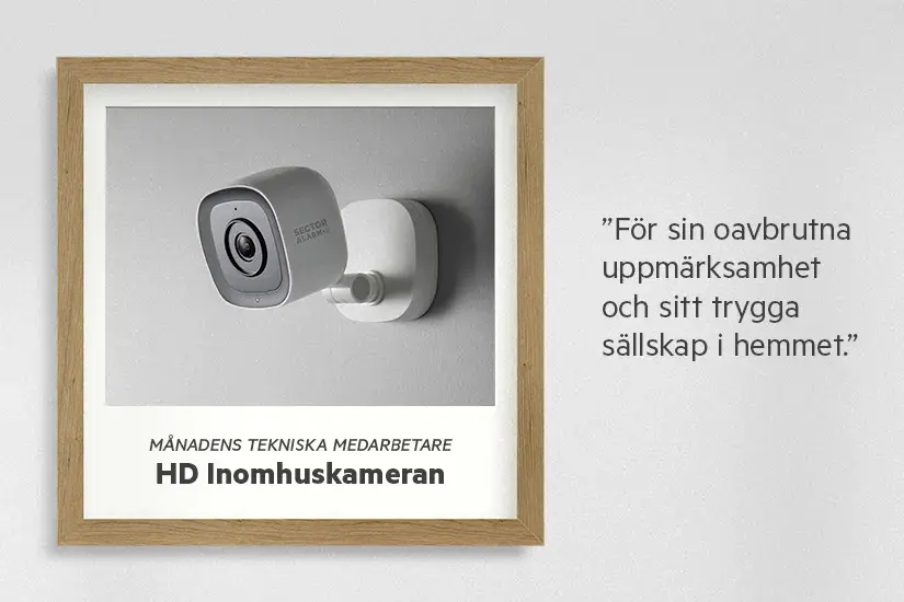 Månadens tekniska medarbetare: Inomhuskameran!